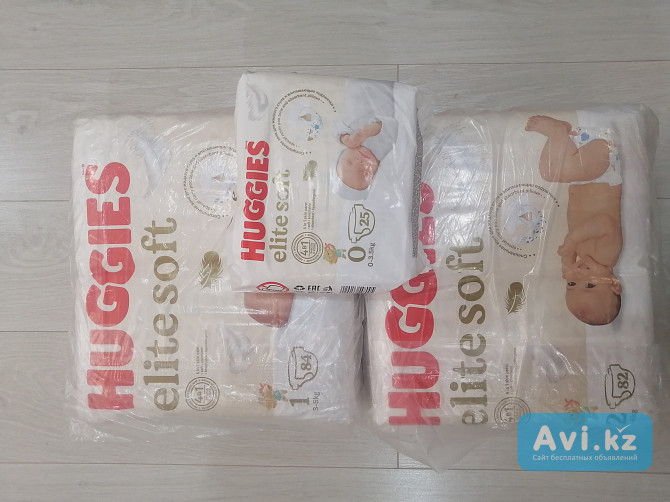 Детские подгузники Huggies Elite Soft Атырау - изображение 1