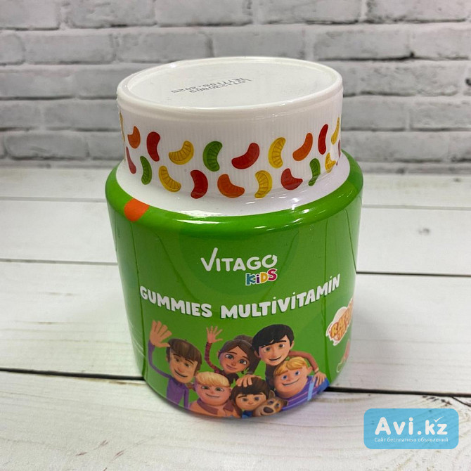 Vitago Kids Мультивитаминные жевательные мармеладки Астана - изображение 1