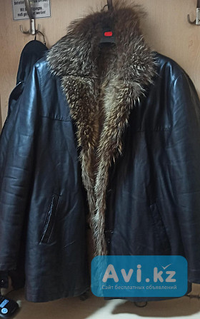 Полушубок мужской на волчьем меху Алматы - изображение 1