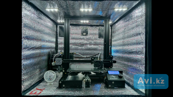 Срочно продам модернизированный 3D принтер Ender 3 с термокамерой Алматы - изображение 1