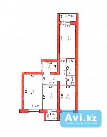 Продажа 3 комнатной квартиры Астана - изображение 1