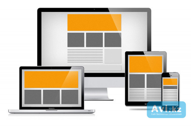 Адаптивная верстка сайта html, css, javascript Алматы - изображение 1