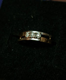 Продаю золотое кольцо и браслет красная нить 585 пробы Алматы