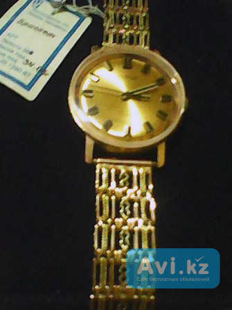 Часы «восток» золотые с Браслетом Алматы - изображение 1