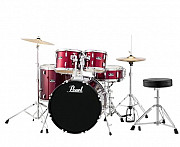 Продам Б/у ударную установку Pearl Rs525sc/c91 Roadshow (red Wine); Малый барабан 14"x5.5"; Бас-бар Алматы