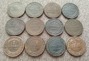 Погодовка монет РИ 2 копейки(12 шт одним лотом) Петропавловск