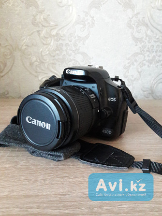 Зеркальный фотоаппарат Canon Eos 450d Караганда - изображение 1