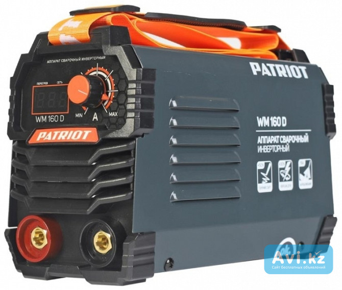 Аппарат сварочный инверторный Patriot Wm160d Mma, 1. Кондиция Алматы - изображение 1