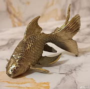 Бронзовая золотая рыбка. Бронзовая статуэтка золотая рыбка Москва