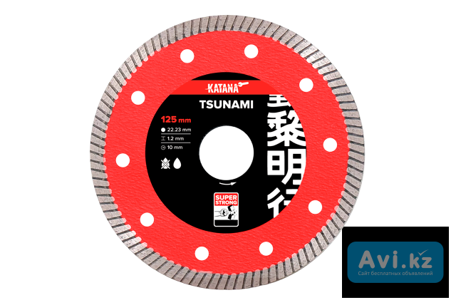 Алмазный диск для особо прочных материалов-katana Tsunami Алматы - изображение 1