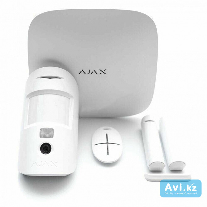 Ajax Starterkit Cam (white) комплект охранной сигнализации Ajax Алматы - изображение 1