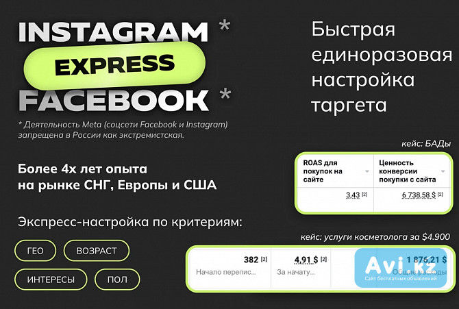 Таргет в Instagram, Настройка таргетированной рекламы для Массажа в Петр Петропавловск - изображение 1