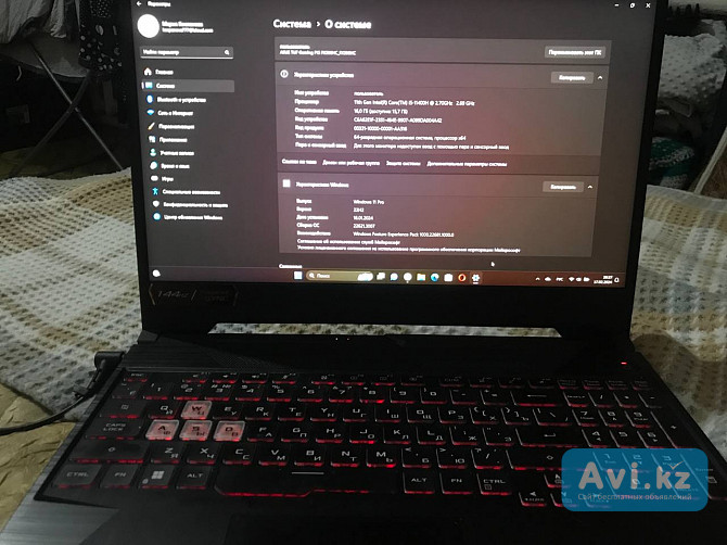 Ноутбук Asus Tuf Gaming F15 Fx506hf-hn027 черный Атбасар - изображение 1