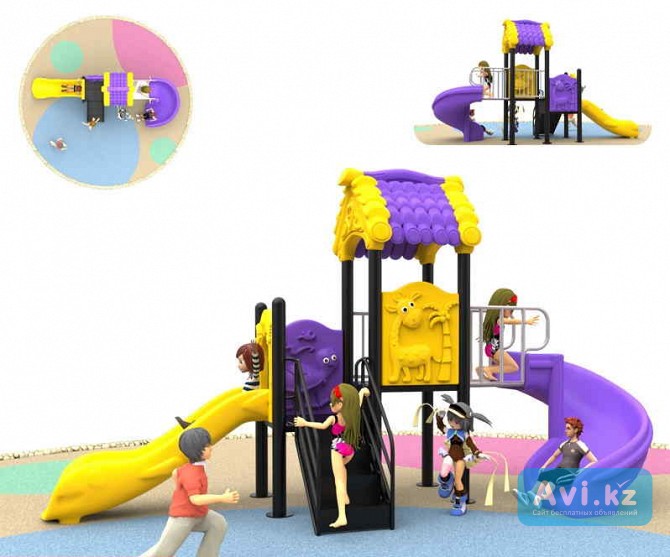 Детские игровые комплексы , качели , карусели Алматы - изображение 1