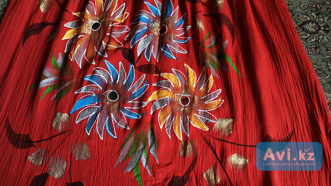 Новое, длинное летнее платье сарафан для дома или на пляж Алматы - изображение 1