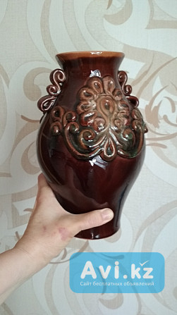 Советская керамическая ваза 30см Алматы - изображение 1