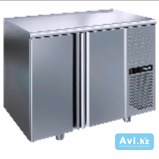 Стол холодильный Tm2-g Температурный режим от -2 до 10 °с.объем 270 л.рабочая поверхность нерж. стал Алматы - изображение 1