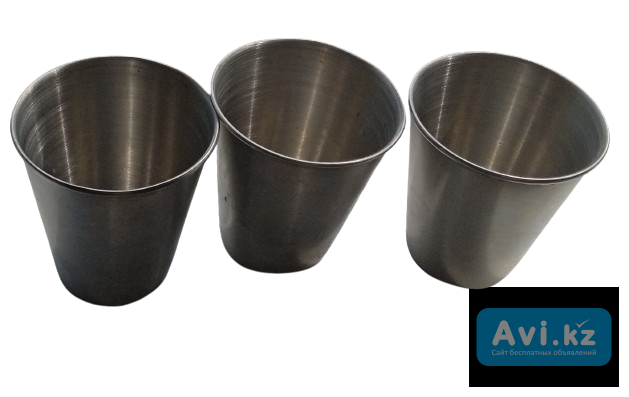 Набор стаканов в футляре, нержавеющая сталь Актау - изображение 1