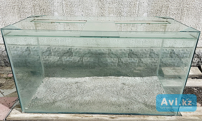 Продам большой аквариум из прочного толстостенного 10 мм. стекла Атырау - изображение 1