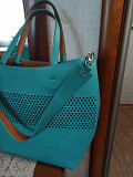 Женская летняя сумка Mexx бирюзовый цвет Алматы