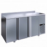 Холодильный стол Polair Tm3-g с бортом. Объем 400 л Рабочая поверхность нерж. сталь Количество двере