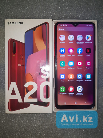 Samsung a20s 32gb 4G 6.5". Android 11 4000мач в отличном состоянии Алматы - изображение 1