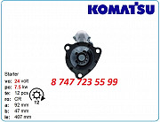 Стартер Komatsu 6d140, 4d130, 6d125 600-813-3311 Алматы