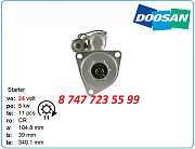 Стартер Doosan d1146t, de08, de08 300516-00015 Алматы