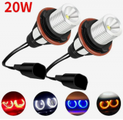 2 шт. светодиодные лампы «ангельские глазки» для Bmw по 10ватт лампа. Без ошибок Алматы