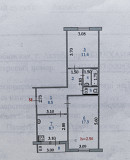 2 комнатная квартира, 55,3 м<sup>2</sup> Актобе