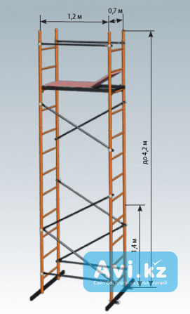 Вышка тура Компакт. Новогодние скидки 10 Уральск - изображение 1