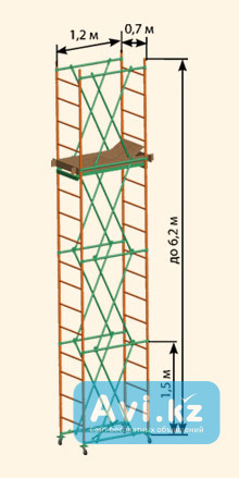 Вышка тура Спектр. Новогодние скидки 10 Уральск - изображение 1