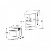 Духовой шкаф электрический Akpo Pea 7009 Mrt01 BL Алматы