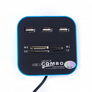 Usb Хаб Viti 3pucombocr (оптом) Алматы