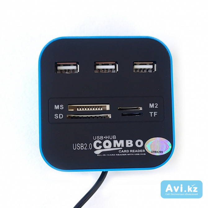 Usb Хаб Viti 3pucombocr (оптом) Алматы - изображение 1