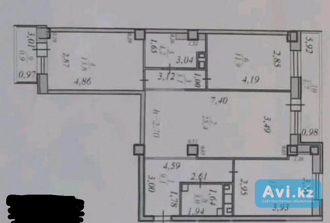 Продажа 3 комнатной квартиры Астана - изображение 1