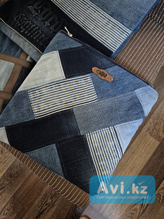 Новая джинсовая-сумочка- шопер Алматы - изображение 1