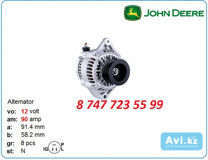 Генератор на Isuzu 4le1, 3lb1, 3ld1, 3ld2 101211-1242 Алматы - изображение 1