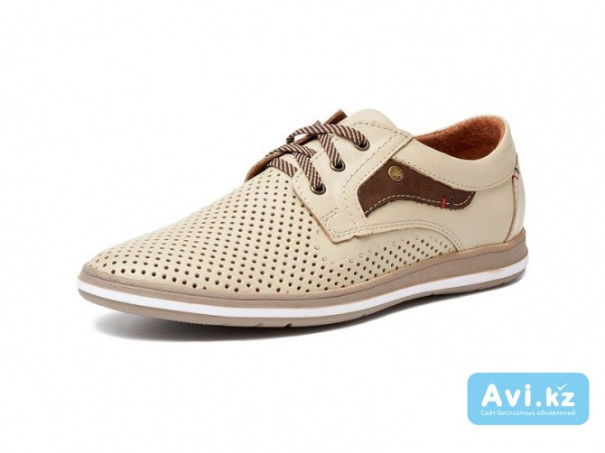 Туфли мужские кожаные Караганда - изображение 1