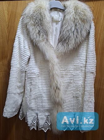 Шуба женская, искусственный + натуральный мех Караганда - изображение 1