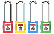 Диэлектрический блокировочный замок, нейлоновая дужка 38 мм Ø 6 мм Lockout/tagout (loto) Алматы