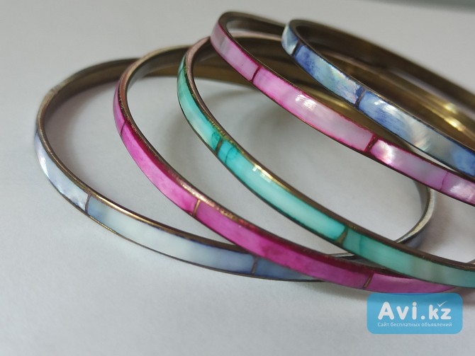 Антикварный браслет из пяти колец, ручная работа Индия Алматы - изображение 1