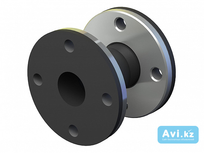 Компенсатор резиновый фланцевый Сибрезинотехника Ду-50 Epdm Ру-10 Астана - изображение 1