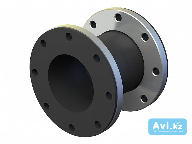 Компенсатор резиновый фланцевый Сибрезинотехника Ду-150 (L 220) Epdm Ру-10 Астана - изображение 1