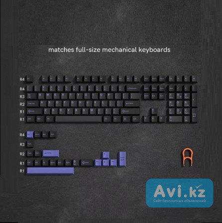 Кейкапы Double Shot Pbt 130 Cherry Profile Алматы - изображение 1