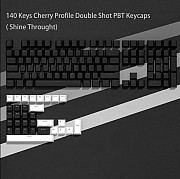 Кейкапы Double Shot Pbt 140 Cherry Profile доставка из г.Алматы