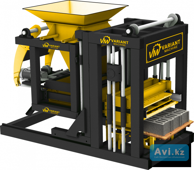 Вибропресс Для Производства Шлакоблоков, Бетонной Брусчатки И Бордюра Алматы - изображение 1