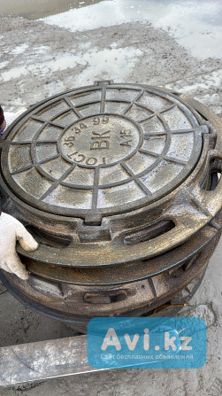 Чугунный люк тип Л (а-15) Алматы - изображение 1