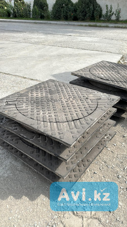 Квадратный люк чугунный Алматы - изображение 1