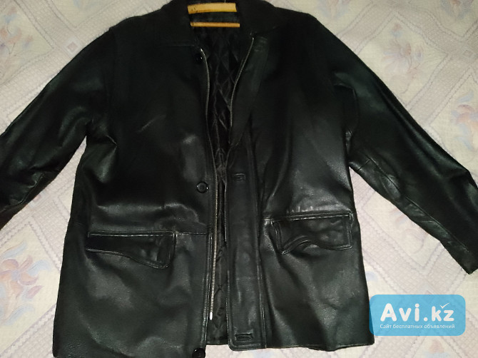 Куртка кожаная с подстёжкой натуральная Уральск - изображение 1